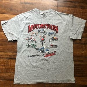 Men’s Overrated Motorcycles Tee